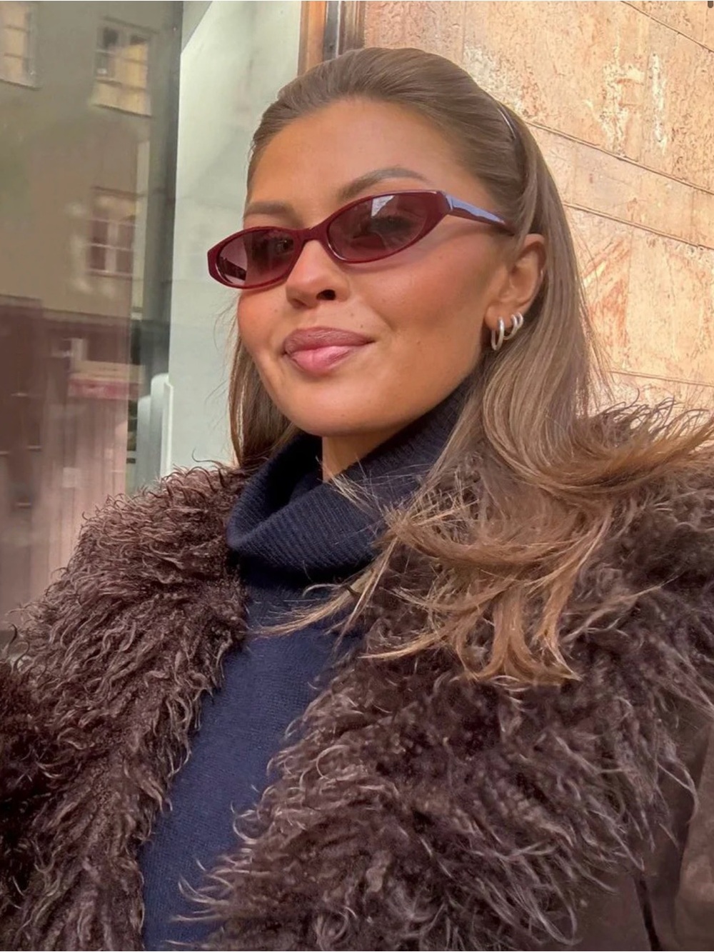 Shevoke SILON MAROON Sunglasses